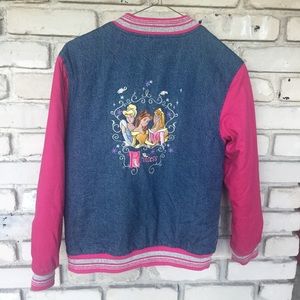 Kids Disney princess jacket full zip front